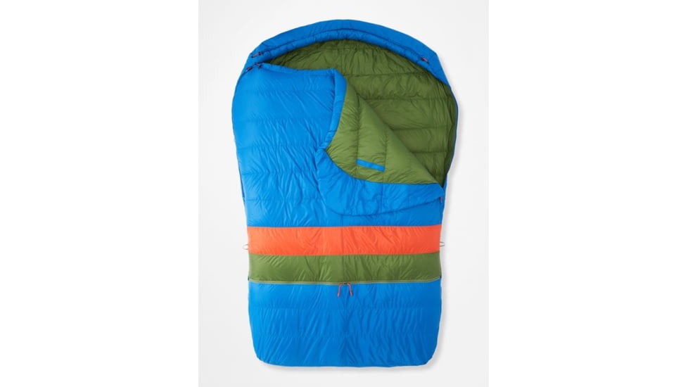 Marmot Sawtooth Doublewide, Dark Azure/Foliage, Dual Zipper, M14024-19625-DZ