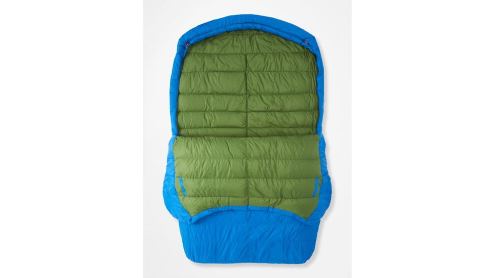 Marmot Sawtooth Doublewide, Dark Azure/Foliage, Dual Zipper, M14024-19625-DZ