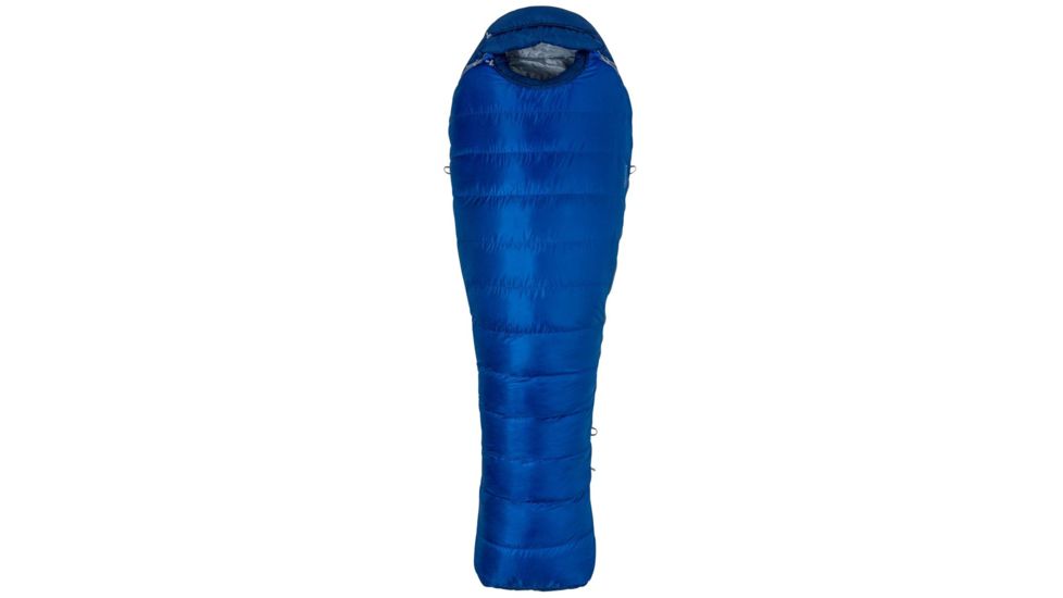 Marmot Sawtooth Sleeping Bag, Surf/Arctic Navy, Long, Left Zip, 29880-3901-LZ