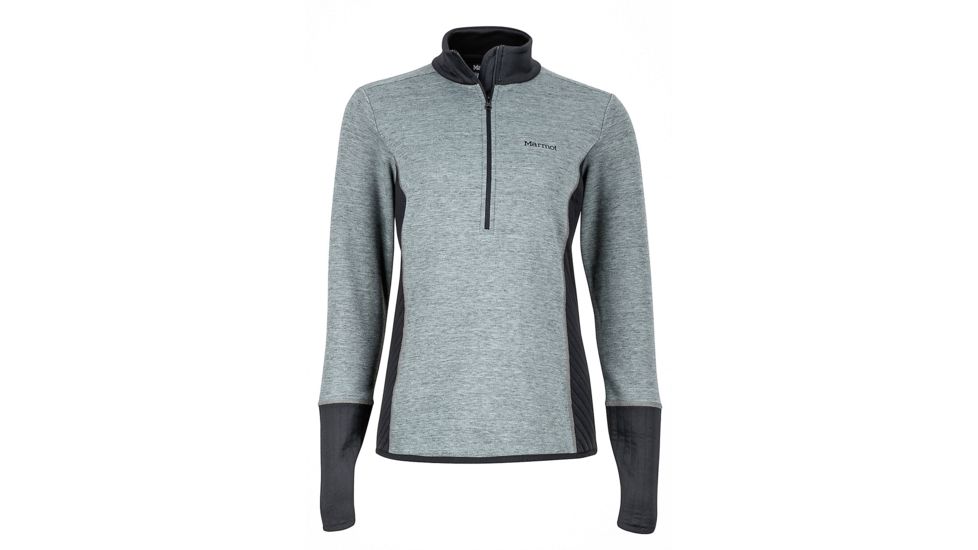 Marmot Sirona Half Zip Jacket - Women's-Dark Steel/Black-Small