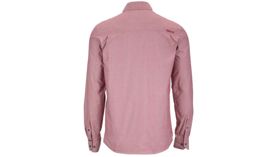 Marmot Skyliner Long Sleeve Shirt - Men's, Team Red, Medium 53990-6278-M