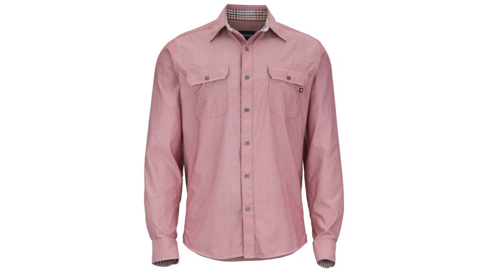 Marmot Skyliner Long Sleeve Shirt - Men's, Team Red, Medium 53990-6278-M