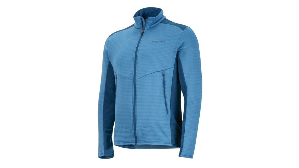 Marmot Skyon Fleece Jacket - Mens, Slate Blue/Moroccan Blue, Medium 73100-3824-M