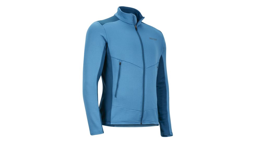 Marmot Skyon Fleece Jacket - Mens, Slate Blue/Moroccan Blue, Medium 73100-3824-M