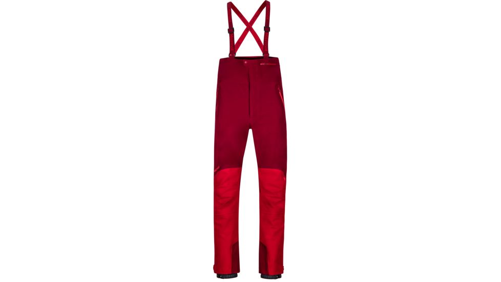 Marmot Spire Bib - Men's-Brick/Team Red-Small-Regular Inseam