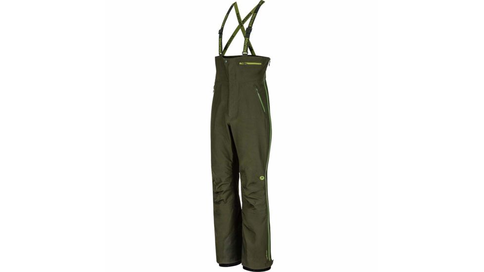 Marmot Spire Bib - Mens, Rosin Green, Medium, 31560-7764-M