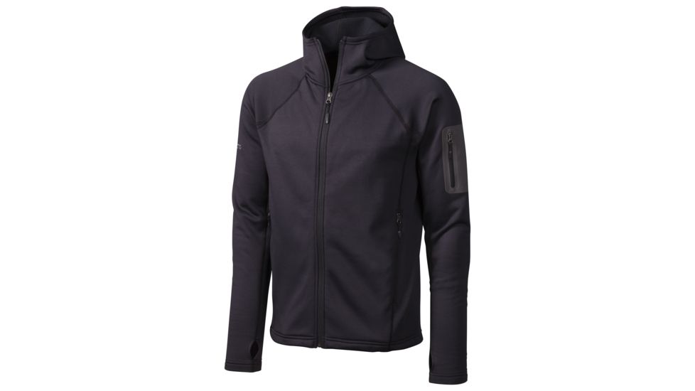 Marmot Stretch Fleece Hoody - Mens-Black-Large