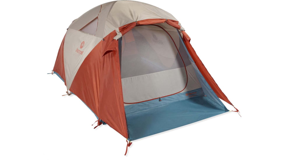 Marmot Torreya 6P, Picante/Cascade Blue, 32510-5815-ONE