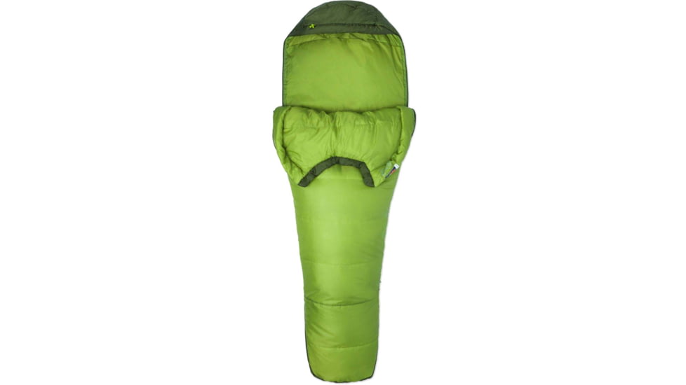 Marmot Trestles 30 Sleeping Bag Synthetic, Regular, Left, Green Lichen/Greenland, 23520-4430-LZ