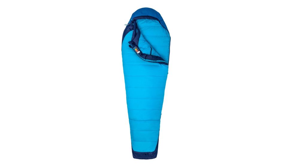 Marmot Trestles Elite 20 Sleeping Bag, Atomic Blue/Blue Night, Reg 6ft 0in, LZ 22920-3823-Reg: 6'0&quot; / LZ