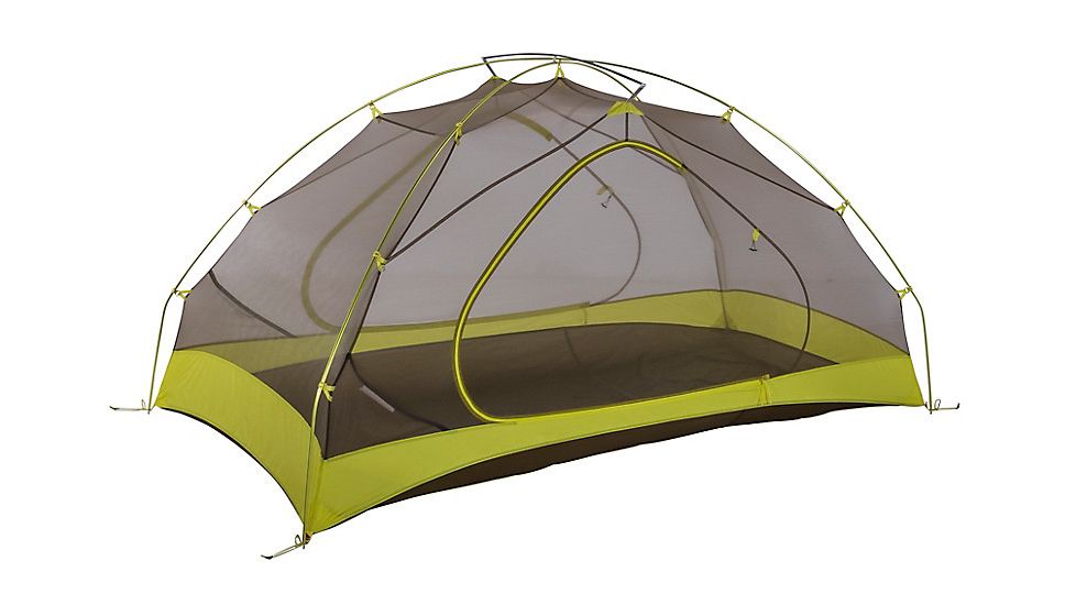 Marmot Tungsten Ultralight Hatchback 2-Person Tent, Dark Citron/Citronelle, One Size, 39020-9819-ONE