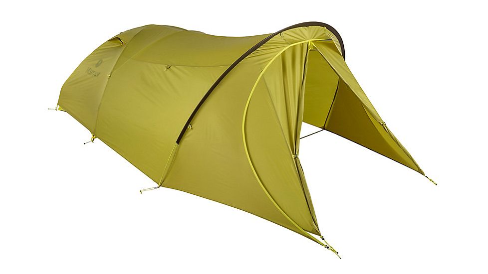 Marmot Tungsten Ultralight Hatchback 2-Person Tent, Dark Citron/Citronelle, One Size, 39020-9819-ONE