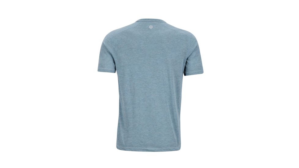 Marmot Vance Short Sleeve T-Shirt - Mens, Blue Granite Heather, L 63220-3819-L