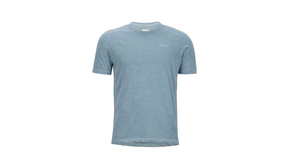 Marmot Vance Short Sleeve T-Shirt - Mens, Blue Granite Heather, L 63220-3819-L