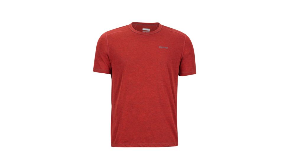 Marmot Vance Short Sleeve T-Shirt - Mens, Auburn Heather, L 63220-8483-L
