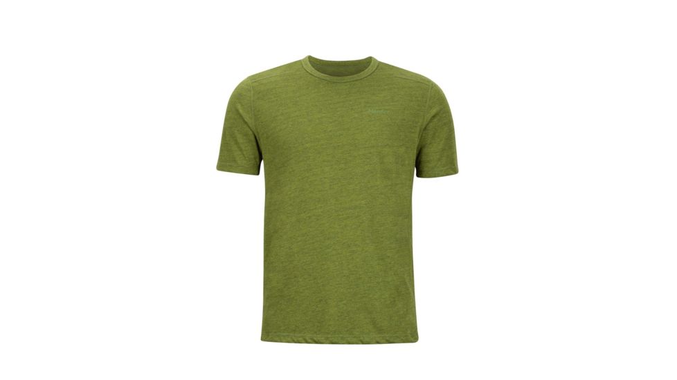 Marmot Vance Short Sleeve T-Shirt - Mens, Cilantro Heather, 2XL 63220-8676-XXL