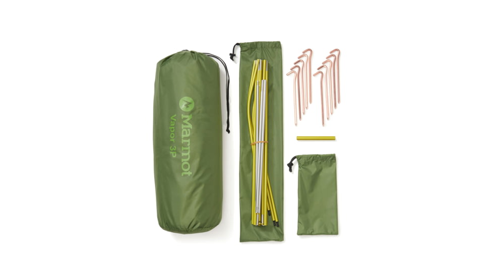Marmot Vapor 3P Tent, Foliage, One Size, M14000-19170-ONE