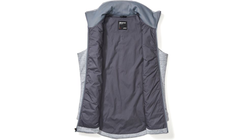 Marmot Visita Insulated Vest - Womens, Steel Onyx Heather, Small, 47530-8702-S