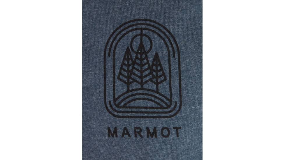 Marmot Wilderness Guide Long Sleeve Tee - Mens, Navy Heather, Medium, M11730-8550-M