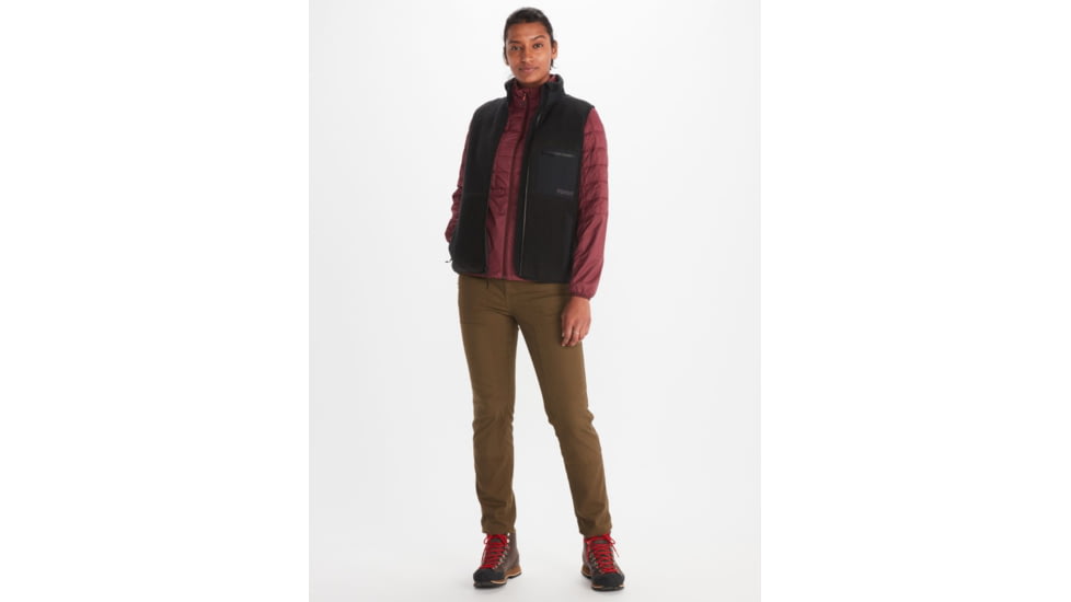 Marmot Wiley Polartec Vest - Womens, Black, Small, M13189-001-S