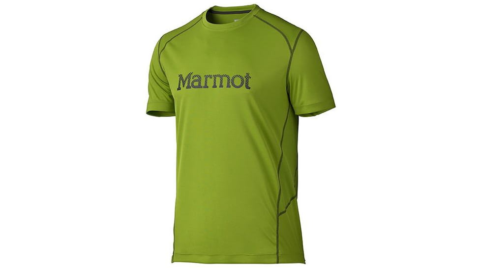Marmot Windridge Short Sleeve Graphic Tee - Men's-Green Lichen-X-Large