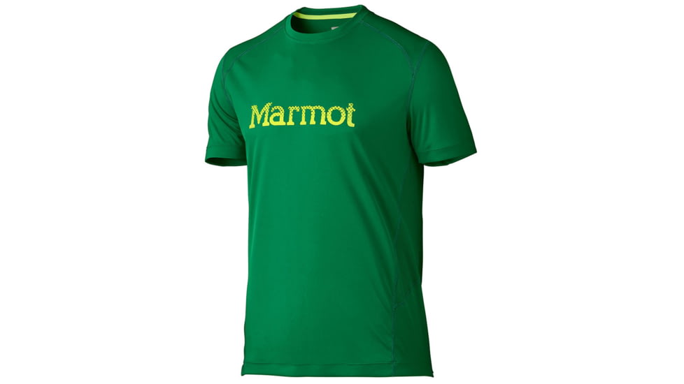 Marmot Windridge Short Sleeve Graphic Tee - Men's-Greenway/Hyper Yellow-XX-Large