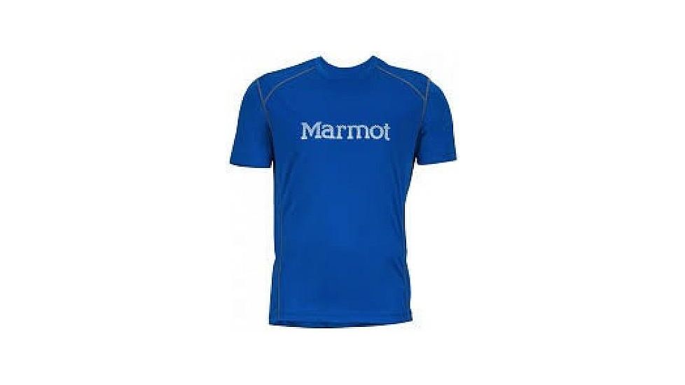 Marmot Windridge Short Sleeve Graphic Tee - Men's-Peak Blue-Large