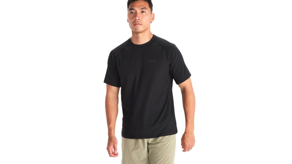 Marmot Windridge Short Sleeve - Mens, Black, Large, M14154-001-L