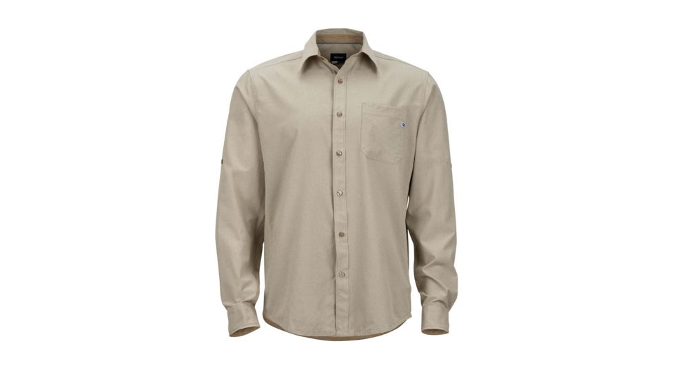 Marmot Windshear Long Sleeve Shirt - Mens, Light Khaki, 2XL 43260-7040-XXL