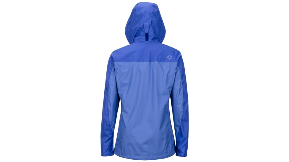 Marmot Womens PreCip Jacket, Lilac/Spectrum Blue, L, 46200-6936-L