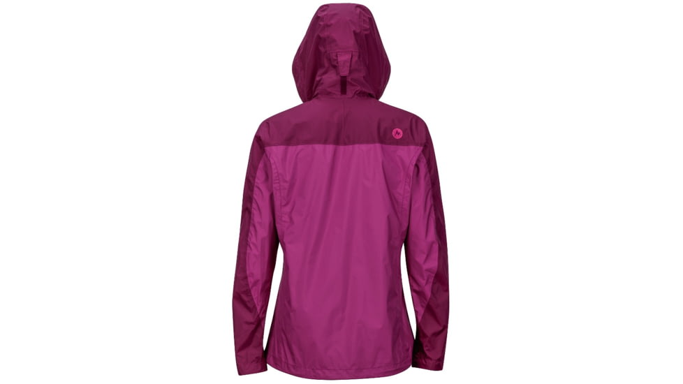 Marmot Womens PreCip Jacket, Purple Orchid/Deep Plum, L, 46200-6921-L