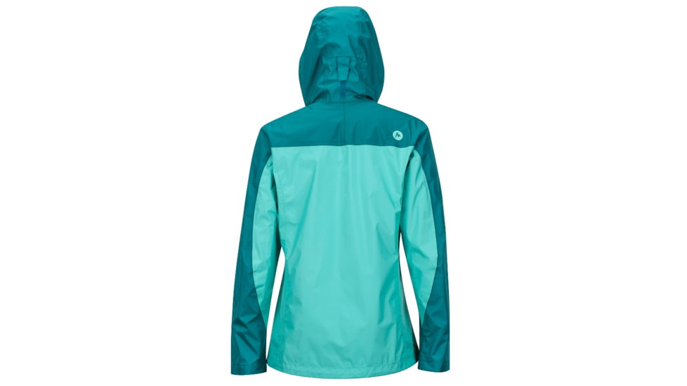 Marmot Womens PreCip Jacket, Waterfall/Deep Lake, L, 46200-3980-L
