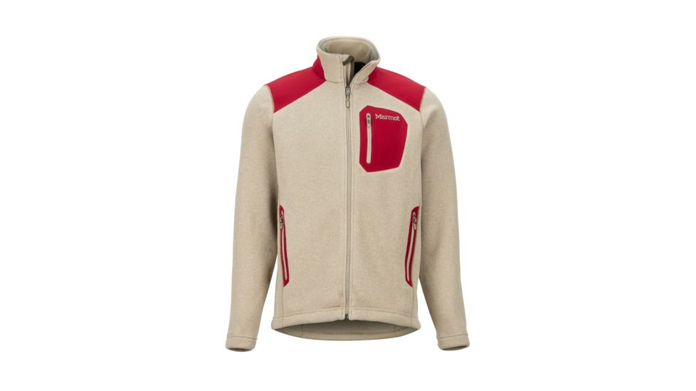 Marmot Wrangell Jacket - Mens, Light Khaki/Brick, Medium, 83120-LK/B-M-DEMO