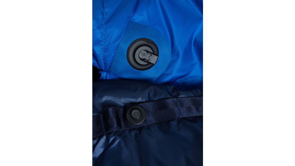 Marmot Wraptor 15 Down Sleeping Bag, Clear Blue/Arctic Navy, NZ, 195115407964