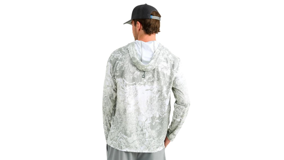 Marolina DBA HUK Huk Mossy Oak Pursuit Performance Hoodie MO Seagrass L, H1200611-383-L