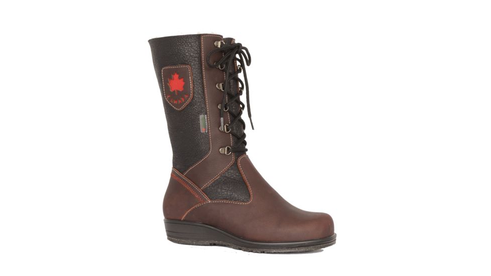 Martino Canada Canadian Winter Highboot - Women's, Bordo/Black, 7.5 US, 164705 BORDO-BLACK 7.5 W
