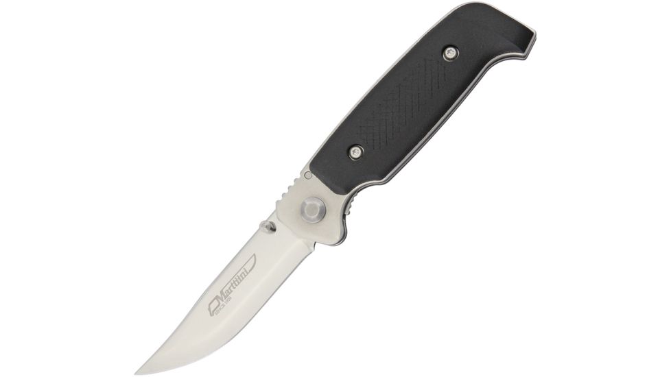 Marttiini Folding Lynx Folding Knife,3.25in,Black Rubber Onlay Handle MN940110