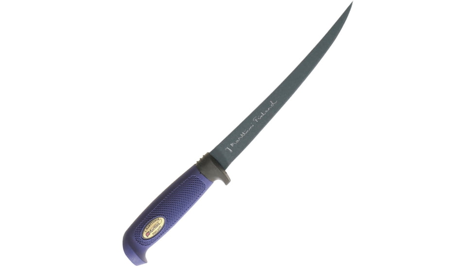 Marttiini Martef Fillet w/Plastic Sheath, Blue, 836017T