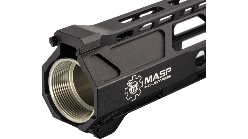 MASP Industries Elite AR-15 Handguard, 15.5in, Black, MASPGUHG155BLK