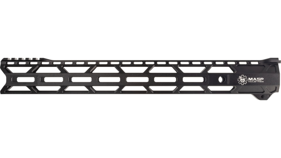 MASP Industries Elite AR-15 Handguard, 15.5in, Black, MASPGUHG155BLK