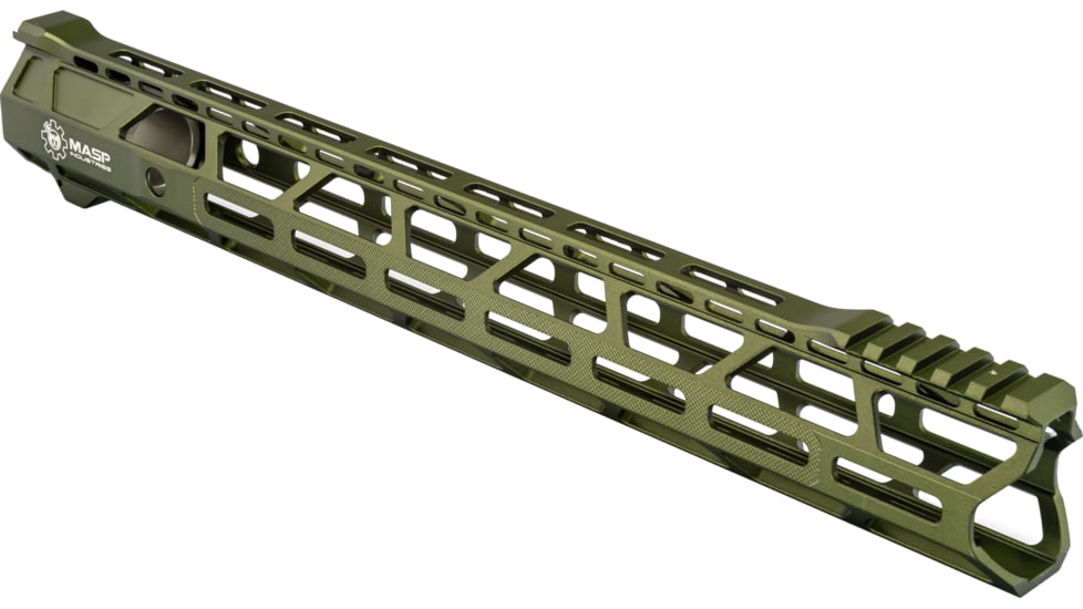 MASP Industries Elite AR-15 Handguard, 15.5in, OD Green, MASPGUHG155ODG