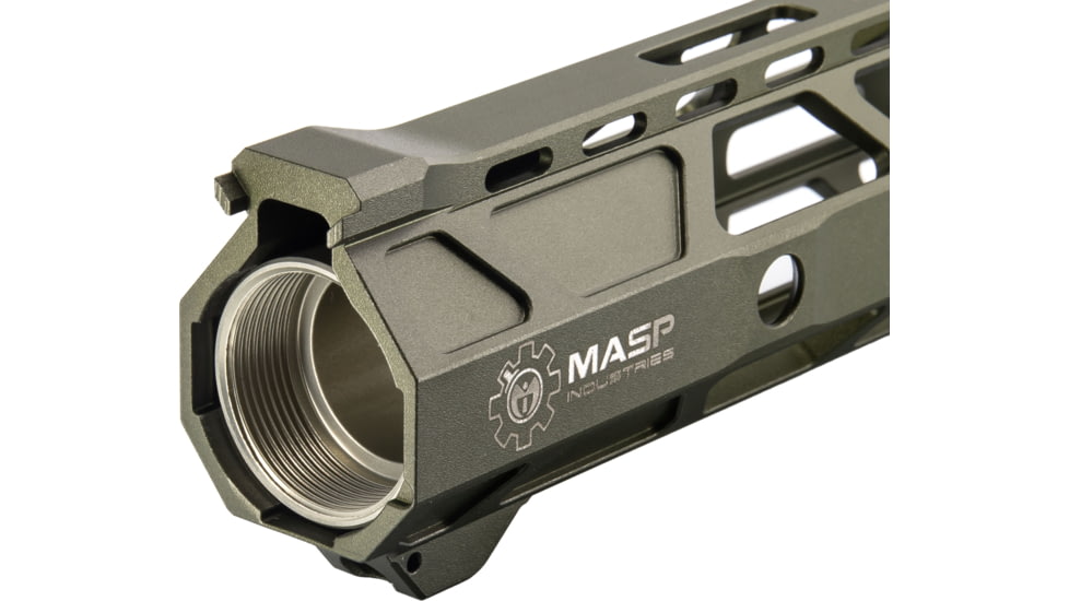MASP Industries Elite AR-15 Handguard, 17.25in, OD Green, MASPGUHG175ODG