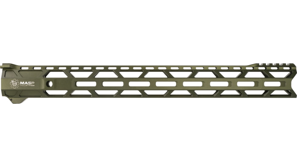 MASP Industries Elite AR-15 Handguard, 17.25in, OD Green, MASPGUHG175ODG