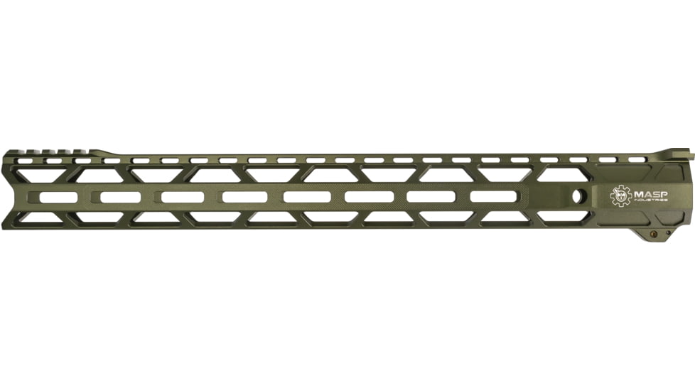 MASP Industries Elite AR-15 Handguard, 17.25in, OD Green, MASPGUHG175ODG