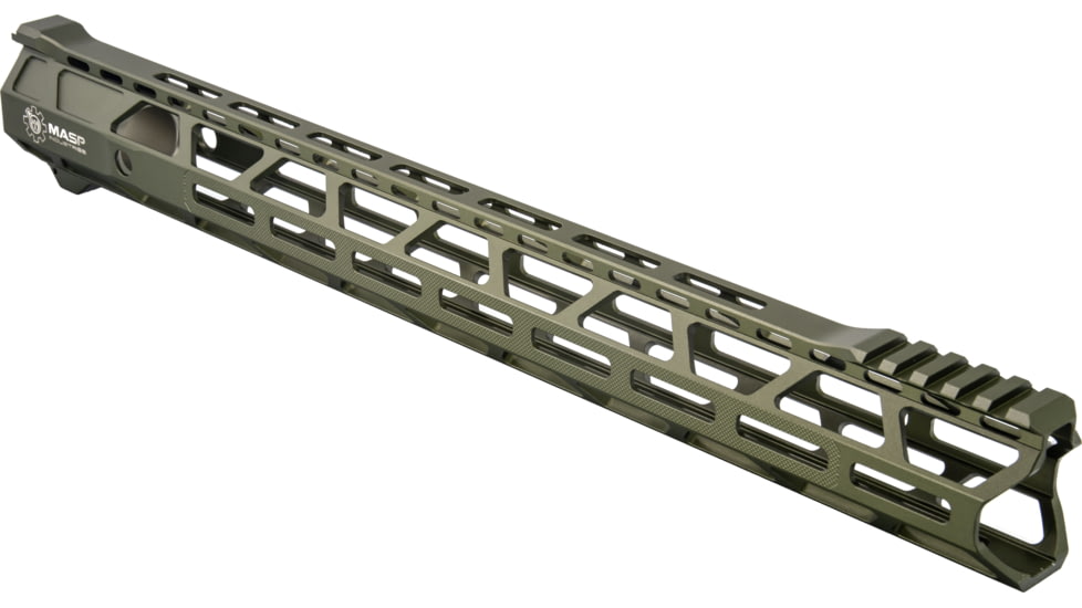 MASP Industries Elite AR-15 Handguard, 17.25in, OD Green, MASPGUHG175ODG