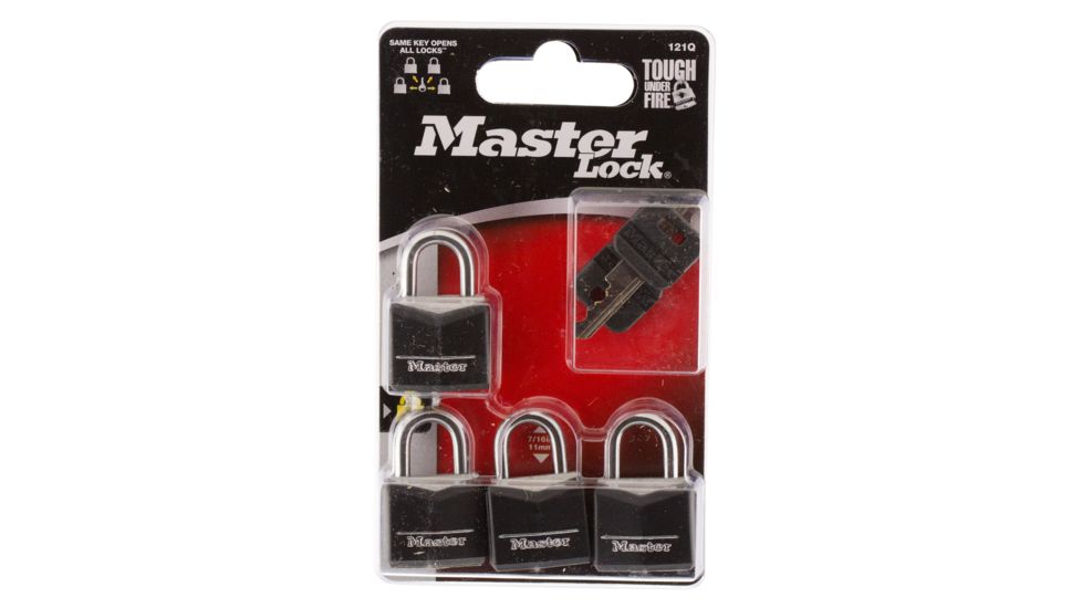 Master 121Q 4 Pack Keyed Vinyl
