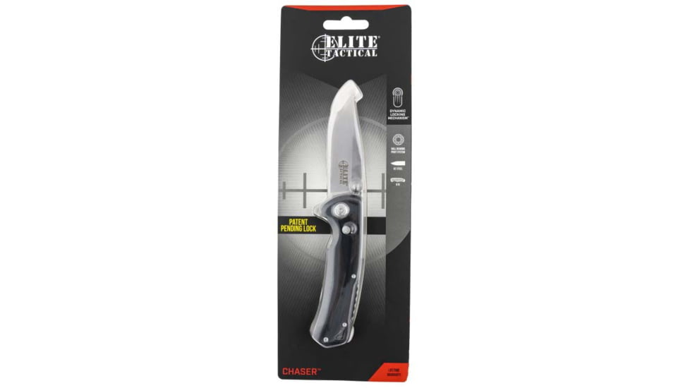 Master Cutlery Chaser 3.5 Fixed Blade Knife, 3.5 in, Clip Point, ETFDR006CS