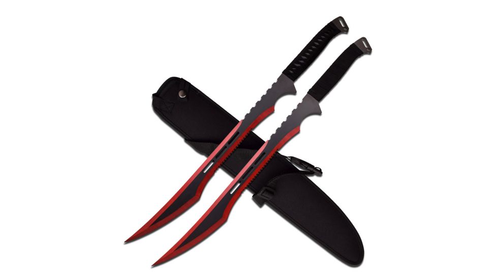 Master Cutlery Fixed Blade, 27in, Stainless Steel Blade, Cord Wrapped Handle HK-741RD