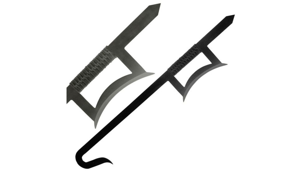 Master Cutlery Fixed Blade, 33.25in, Stainless Steel Blade, Black Cord Wrapped Handle C-616B