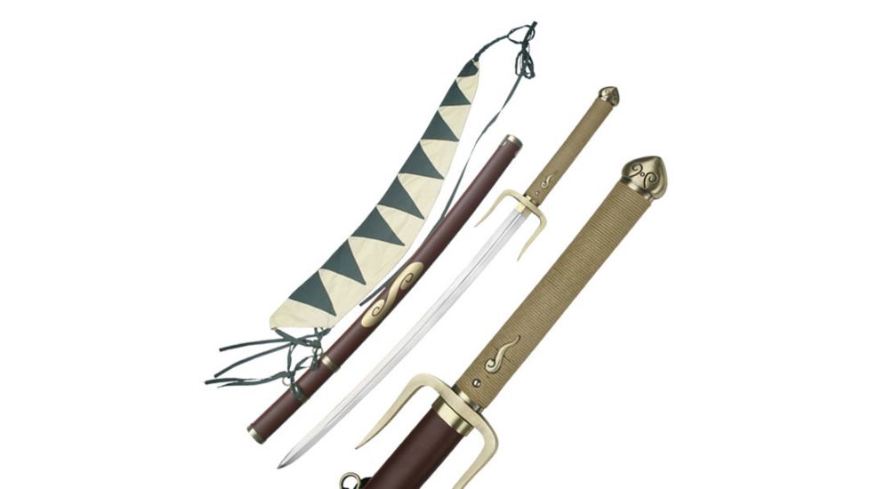 Master Cutlery Fixed Blade, 40.5in, Stainless Steel Blade, Cord Wrapped Handle SC-001